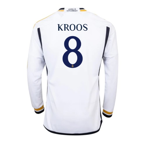 Real Madrid Toni Kroos #8 Domaci Dres 2023-24 Dugi Rukav
